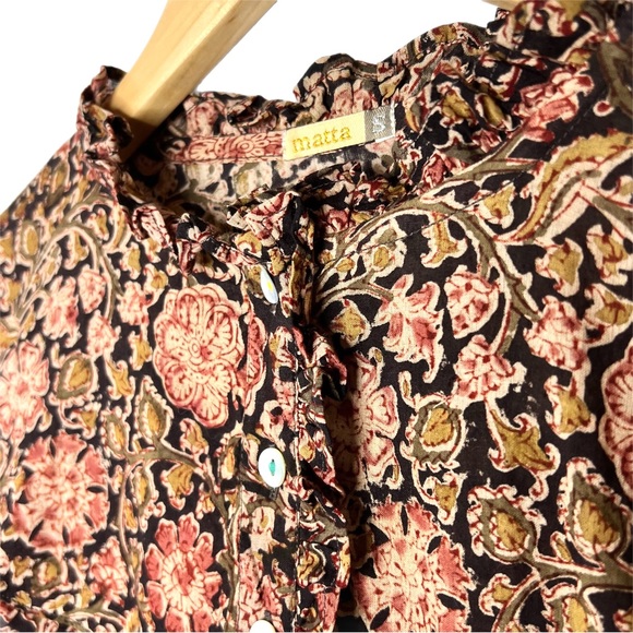 Matta Jaya Kalamkari Blouse - Picture 3 of 7